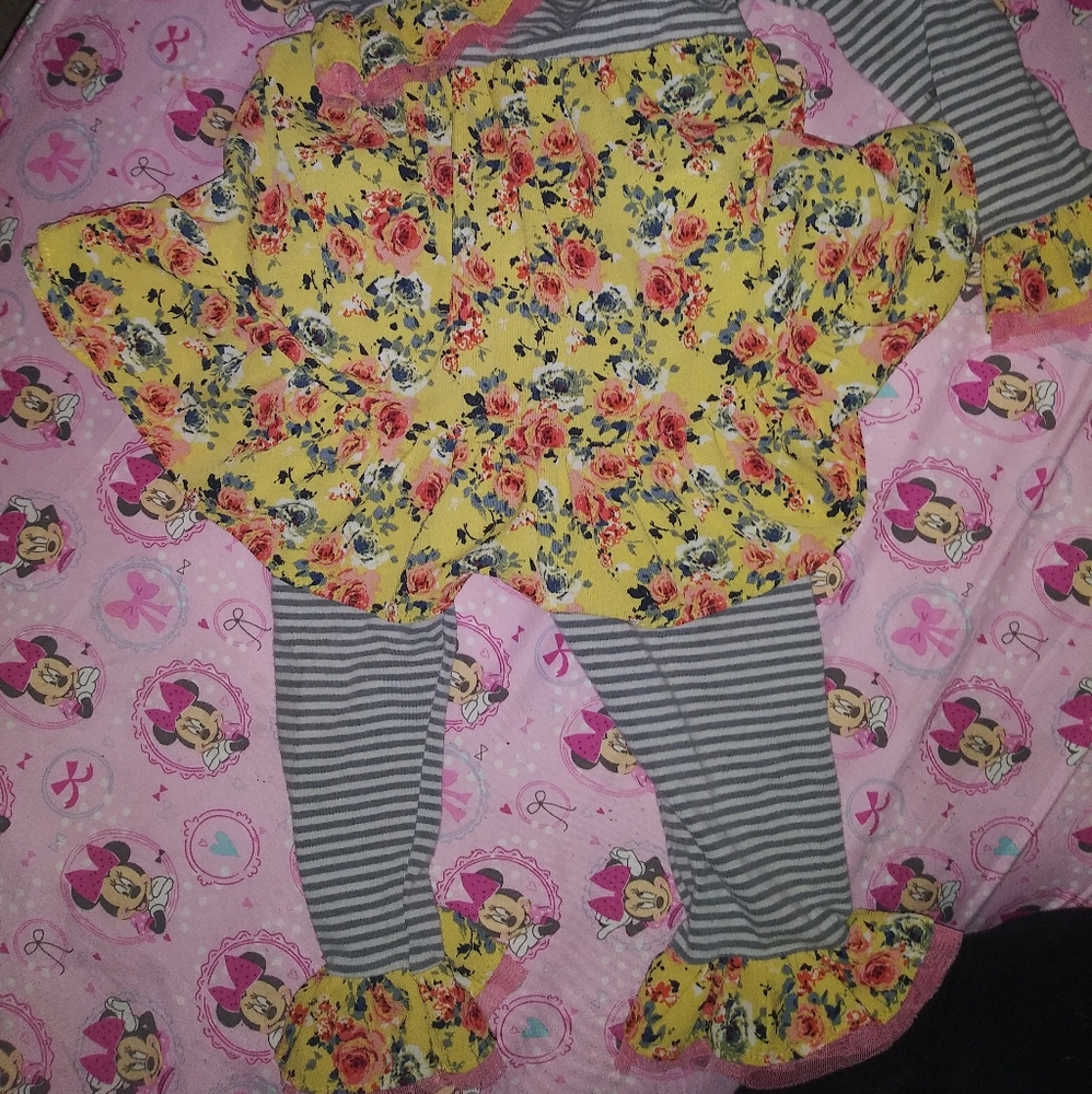 Bonnie Baby dress and legging set